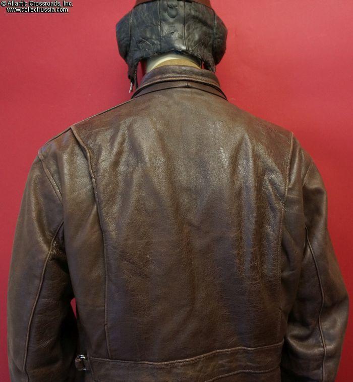 Collect Russia Military Aviator's Leather Flight Jacket, circa mid