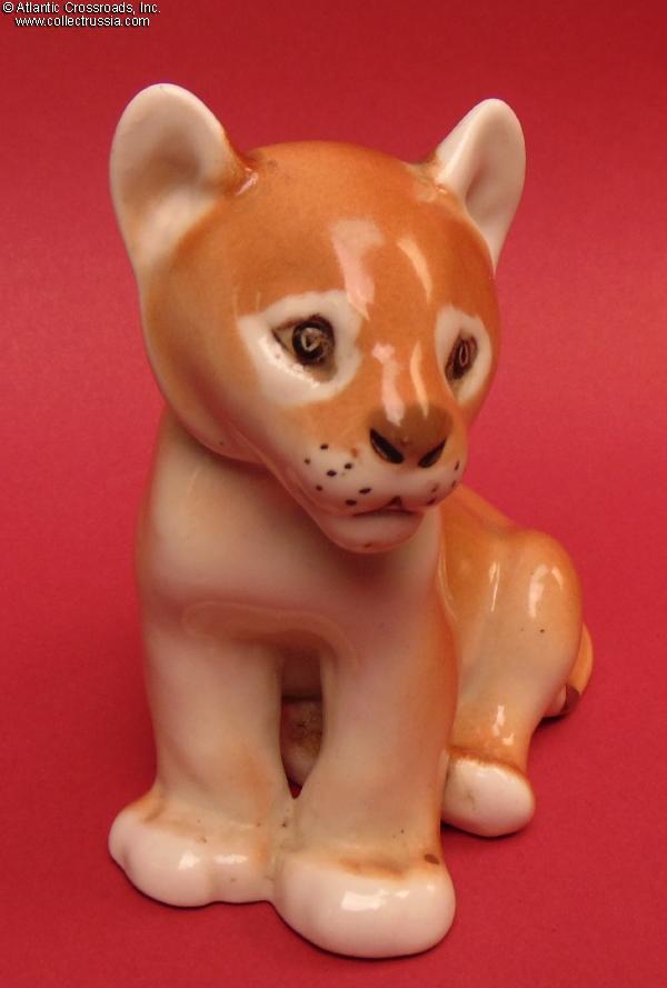 Collect Russia Lion Cub ( Lvyonok ), porcelain figurine by Leningrad ...